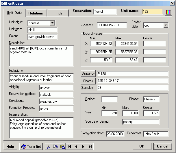 Stratify Unit Entry